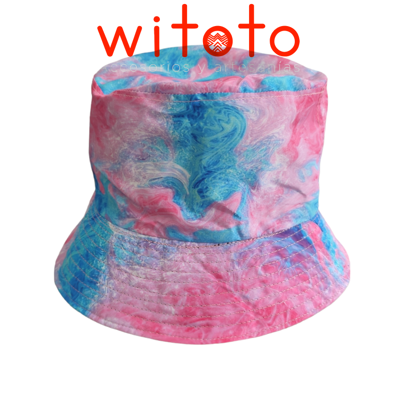 GORRO PESQUERO TIE DYE/NEGRO